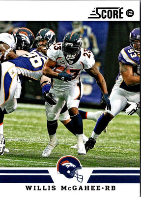2012 Score Willis McGahee #187