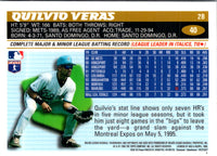 1996 Topps Chrome Quilvio Veras #40