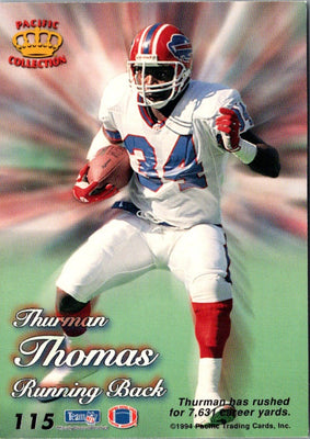 1994 Pacific Prisms Gold Thurman Thomas #33