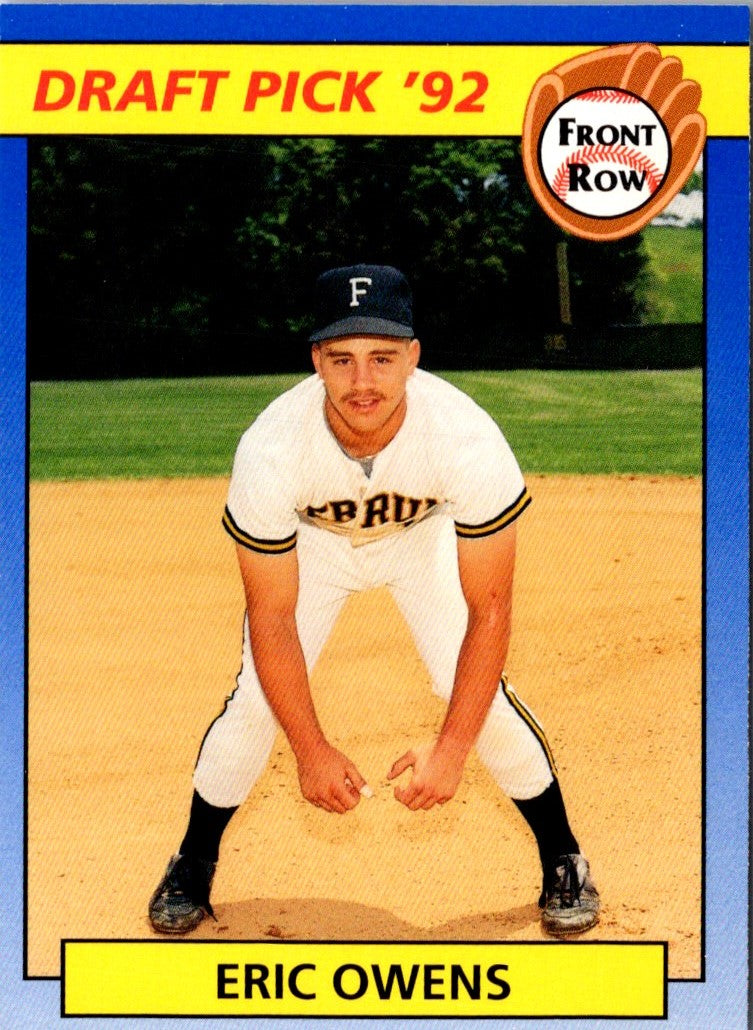 1992 Front Row Draft Picks Eric Owens