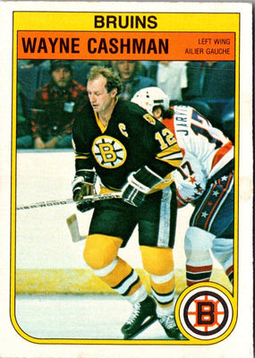 1982 O-Pee-Chee Wayne Cashman #8