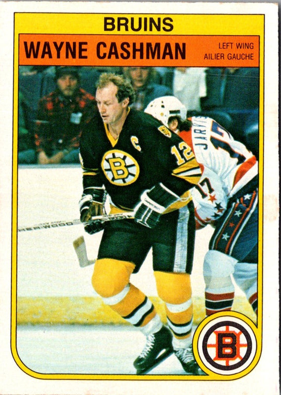 1982 O-Pee-Chee Wayne Cashman #8