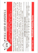1979 TCMA 50's Willard Ramsdell