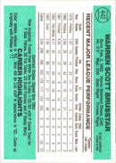 1984 Donruss Warren Brusstar