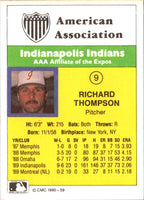 1990 CMC Indianapolis Indians Richard Thompson #9