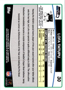 2006 Topps Lofa Tatupu