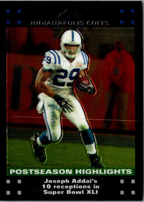 2007 Topps Chrome Joseph Addai #TC164