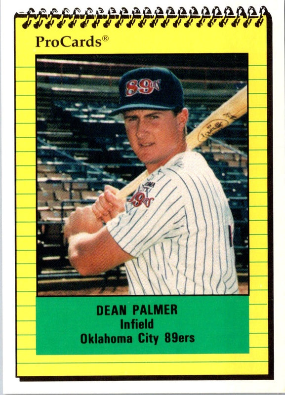 1991 ProCards Dean Palmer #187