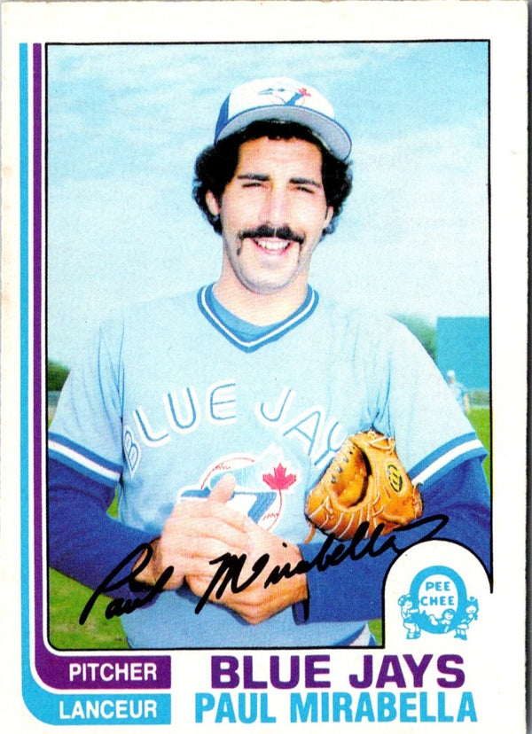 1982 O-Pee-Chee Paul Mirabella #163