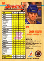 1992 Bowman Owen Nolan #328