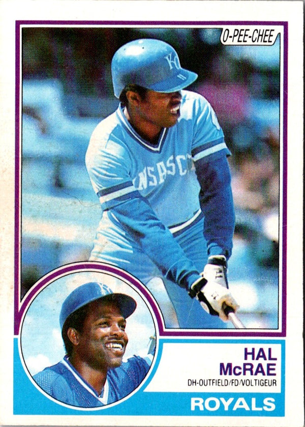 1983 O-Pee-Chee Hal McRae #25