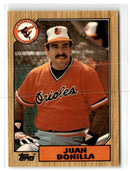 1987 Topps Tiffany Juan Bonilla