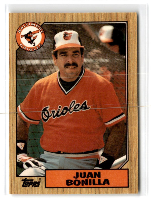 1987 Topps Tiffany Juan Bonilla #668