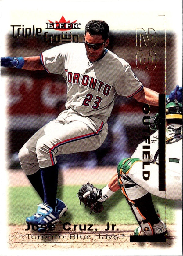 2001 Fleer Triple Crown Jose Cruz Jr. #38