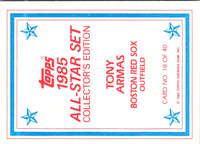 1985 Topps Glossy Send-Ins Tony Armas #18