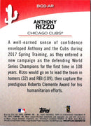 2018 Topps Opening Day Before Anthony Rizzo