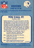 1981 Fleer Team Action Souvenir (Crowd) #82