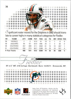 2002 SP Authentic Jay Fiedler #36