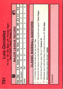 1991 Classic II Luis Gonzalez