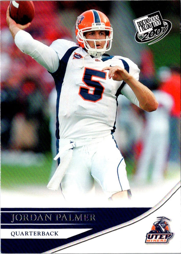 2007 Press Pass Jordan Palmer #34