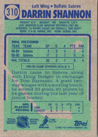 1990 Topps Darrin Shannon #310 Rookie