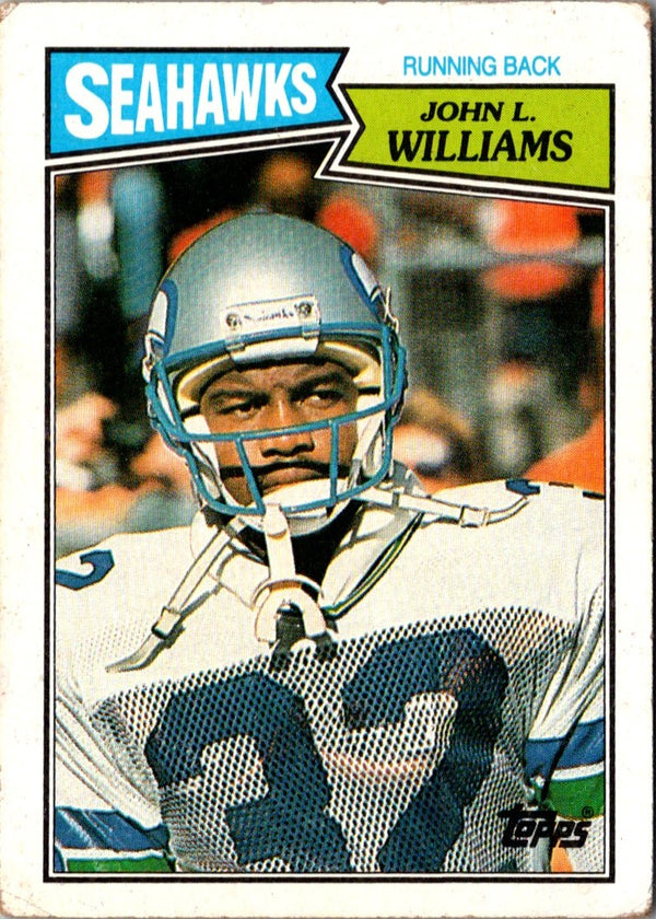 1987 Topps John L. Williams #175 Rookie