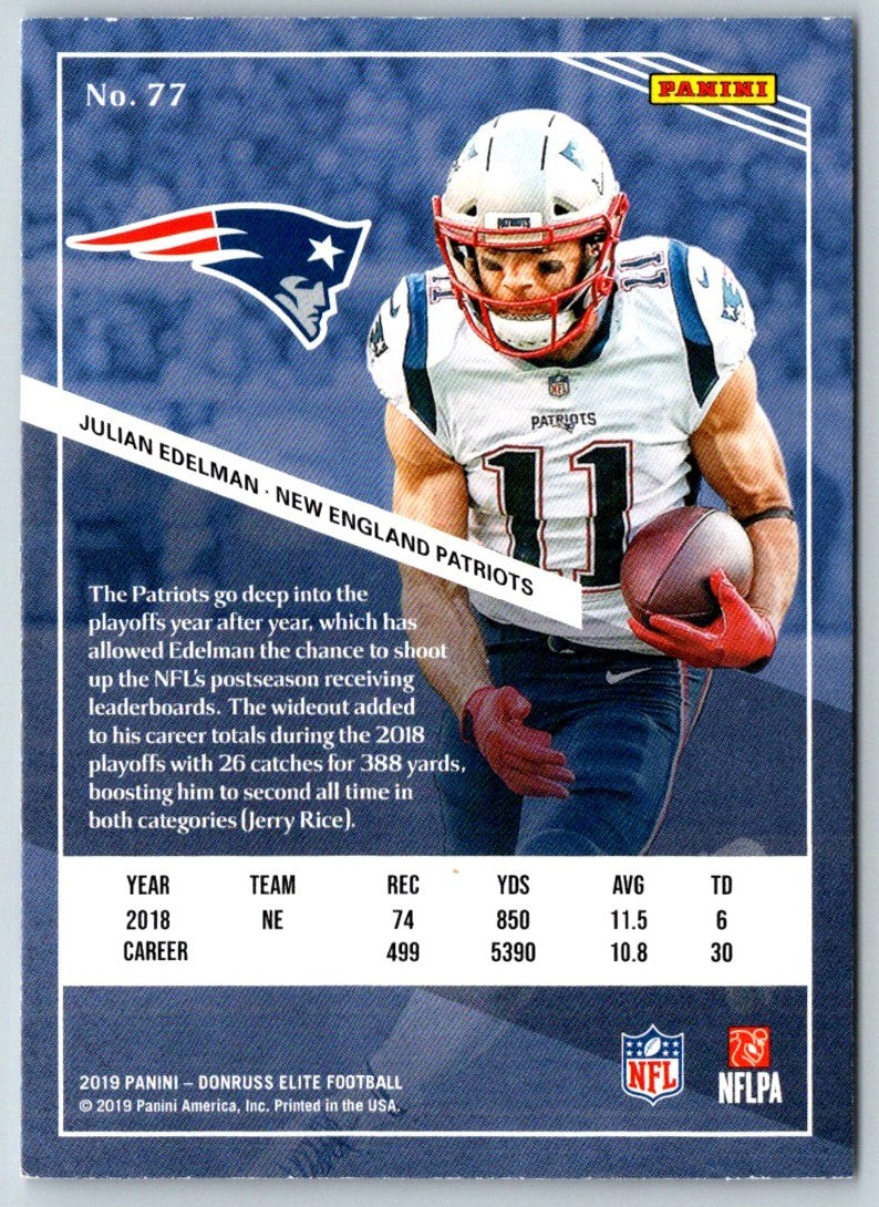 2018 Panini Certified Julian Edelman