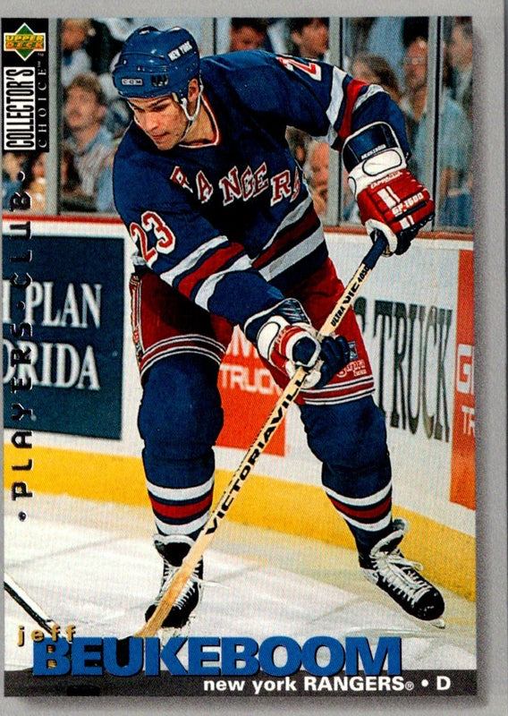 1995 Collector's Choice Player's Club Jeff Beukeboom #317