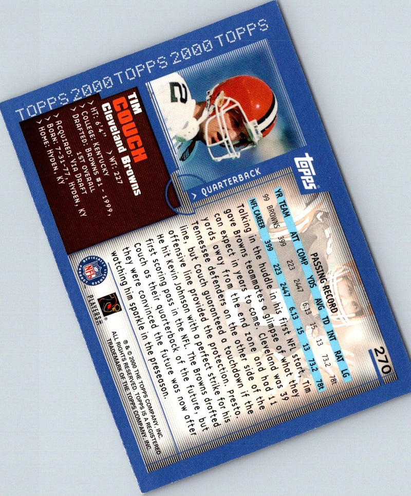 2000 Topps Tim Couch