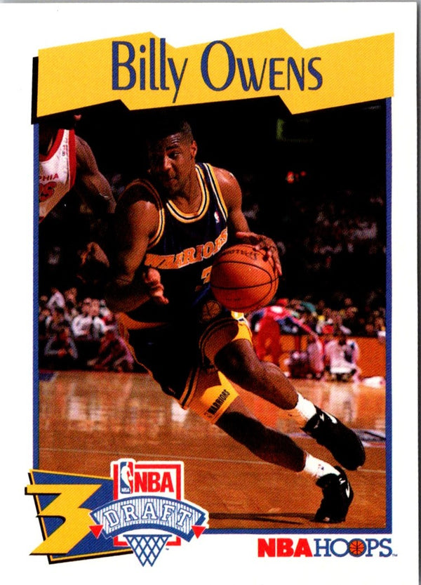 1991 Hoops McDonald's Billy Owens #49B