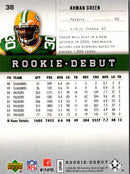 2006 Upper Deck Rookie Debut Ahman Green