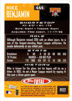 2002 Topps Total Mike Benjamin #444