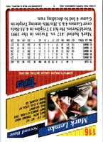 1993 Topps Mark Lemke #116