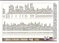 2001 Topps Checklists Series 1 Green Checklist Series One - 3 of 4 #3