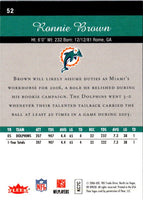 2006 Flair Showcase Ronnie Brown #52