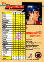 1992 Bowman Fredrik Olausson #295