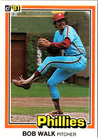 1981 Donruss Bob Walk #393 Rookie