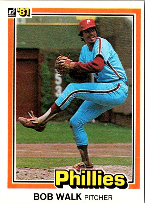 1981 Donruss Bob Walk #393 Rookie