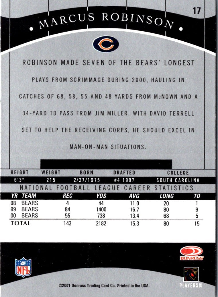 2001 Donruss Classics Marcus Robinson