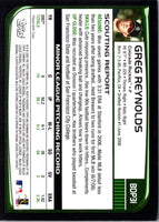 2008 Bowman Draft Picks & Prospects Greg Reynolds #BDP31 Rookie