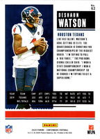 2020 Panini Contenders Red Zone Deshaun Watson #62