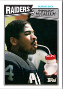 1987 Topps Napoleon McCallum