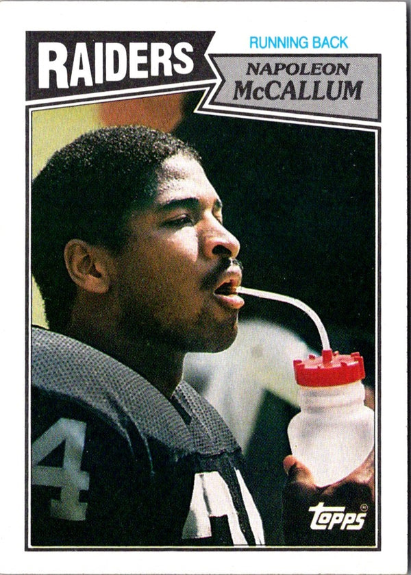 1987 Topps Napoleon McCallum #216 Rookie