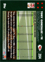 2007 Topps Tony Gonzalez #204