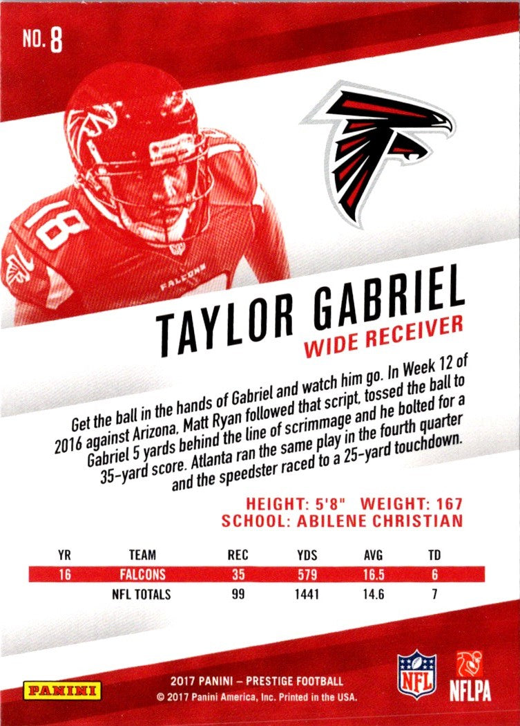 2017 Panini Prestige Taylor Gabriel