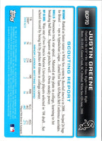 2009 Bowman Chrome Prospects Justin Greene #BCP70