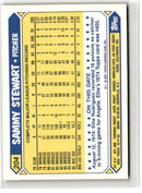 1987 Topps Tiffany Sammy Stewart