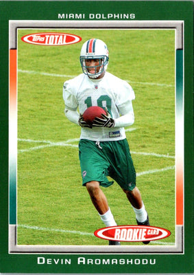 2006 Topps Total Devin Aromashodu #499 Rookie