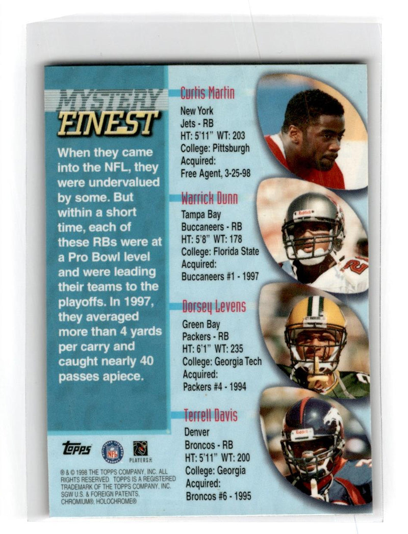 1997 Topps Curtis Martin