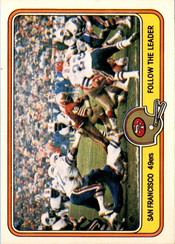 1981 Fleer Team Action San Francisco 49ers Offense #49